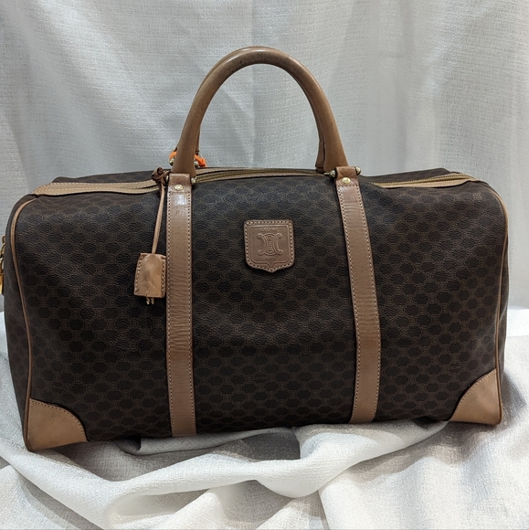 Celine Macadam Travel Luggage Bag - Vintage - Picture 1 of 6